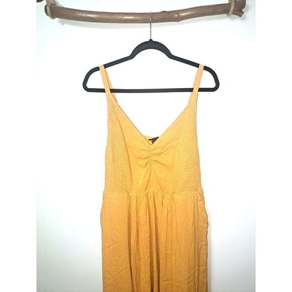 Torrid Dress Womens Yellow Maxi Dress Vacation Beach Summer Plus Size 2X - Picture 5 of 11